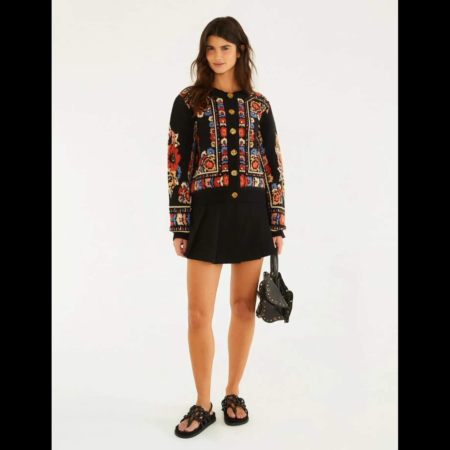 Cardigan Curto Tricot Antuerpia Farm