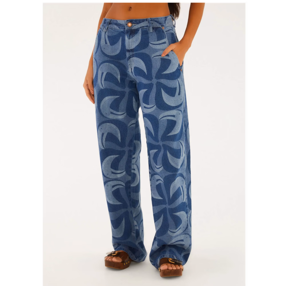 Calça Jeans Laser Tuca Tropical Farm