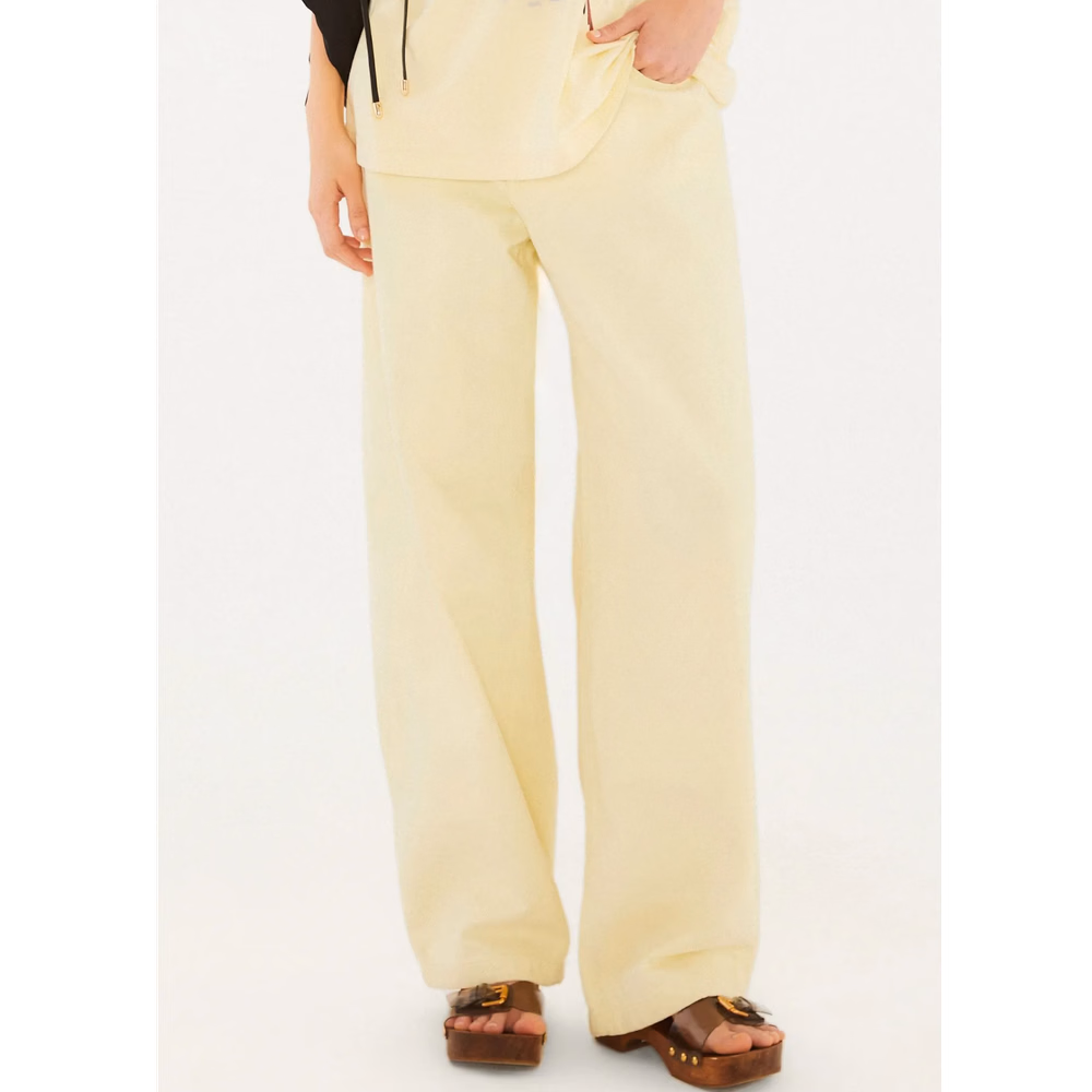 Calça Sarja Cintura Baixa Leni Farm