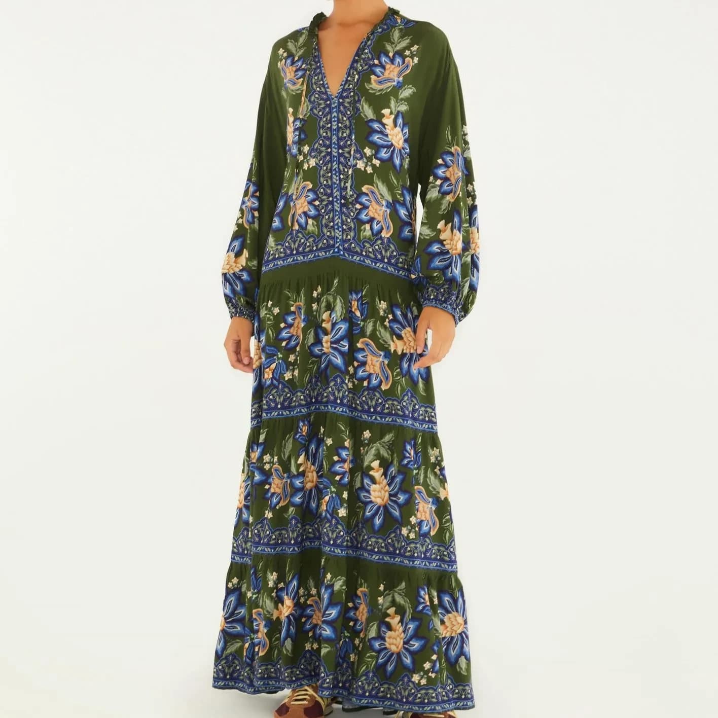 Vestido Jardim Chintz Lenço