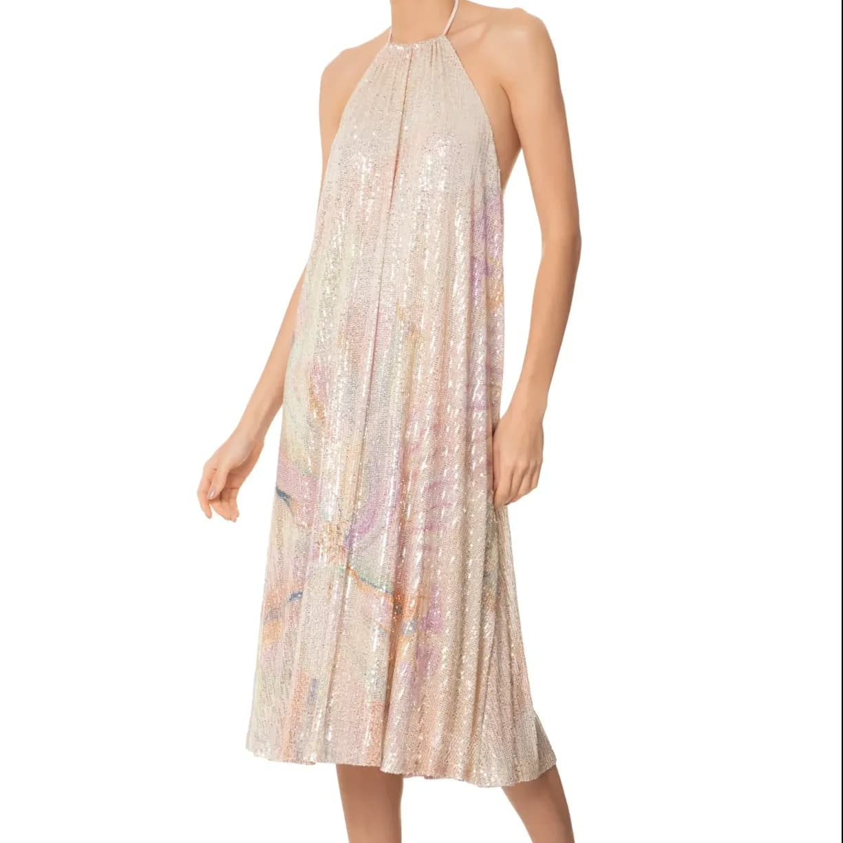 Vestido Paetê Perolado Mar Rosa Farm
